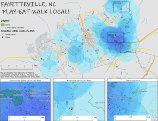 Fayetteville, NC Amenities Heat Map