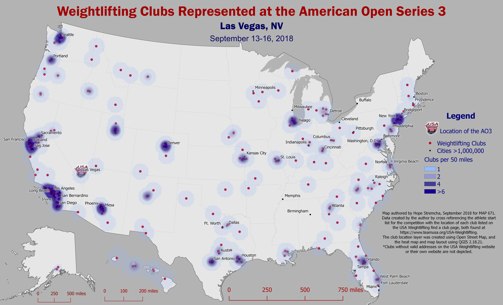 Map of AO3 Participant Clubs